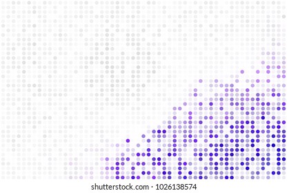 Light Pink, Red vector abstract pattern with circles. Geometry template for your business design. Background with colored spheres.
