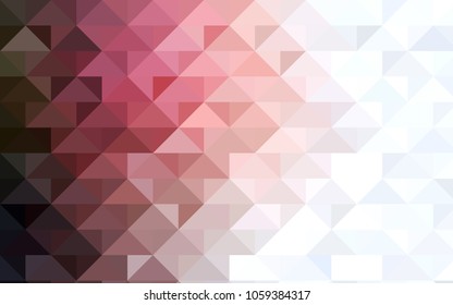 Light Pink, Red vector abstract polygonal background. A completely new color illustration in a vague style. The polygonal design can be used for your web site.