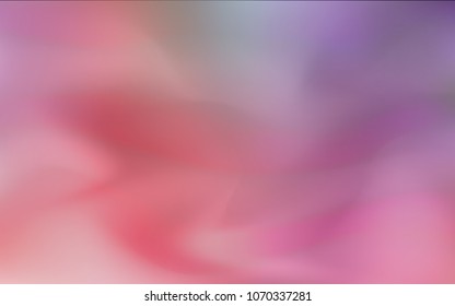 Light Pink, Red vector abstract blurred cover. Brand-new colored illustration in blurry style with gradient. The textured pattern can be used for background.