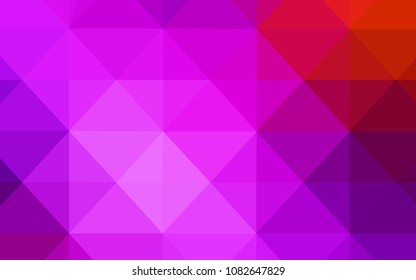 Light Pink, Red vector abstract mosaic backdrop. A completely new color illustration in a polygonal style. Textured pattern can be used as a background.