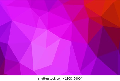Light Pink, Red vector abstract mosaic pattern. Modern geometrical abstract illustration with gradient. That pattern can be used as a part of a brand book.