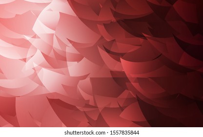 Light Pink, Red vector abstract polygonal template. Creative geometric illustration in Origami style with gradient. A completely new design for your leaflet.