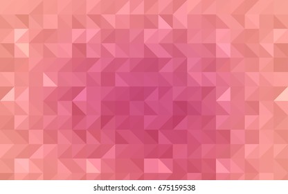 Light Pink, Red vector abstract polygonal template. Glitter abstract illustration with an elegant design. A completely new design for your business.