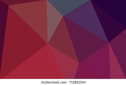 Light Pink, Red vector abstract textured polygonal background. Blurry triangle design. Pattern can be used for background.