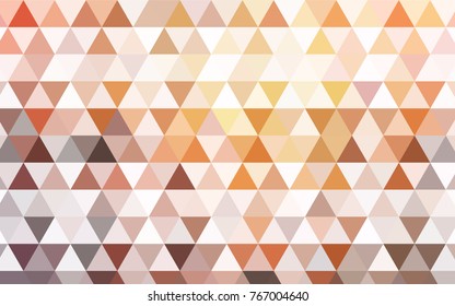 Light Pink, Red vector abstract polygonal pattern. A vague abstract illustration with gradient. The best triangular design for your business.