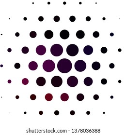 Light Pink, Red vector backdrop with circles. Abstract illustration with colorful spots in nature style. Pattern for business ads.
