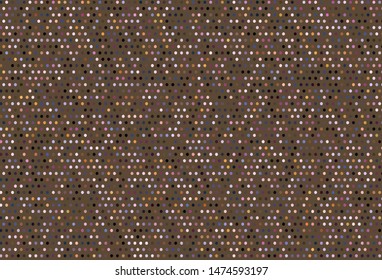 Light Pink, Red vector backdrop with dots. Modern abstract illustration with colorful water drops. Pattern for futuristic ad, booklets.