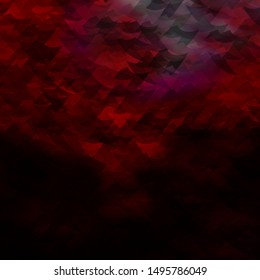 Light Pink, Red vector backdrop with lines, triangles. Modern abstract illustration with colorful triangles. Template for landing pages.