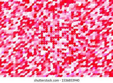 Light Pink, Red vector backdrop with dots. Beautiful colored illustration with blurred circles in nature style. Pattern for futuristic ad, booklets.