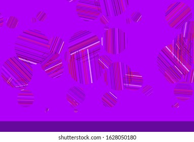 Light Pink, Red vector backdrop with dots. Blurred bubbles on abstract background with colorful gradient. Pattern for beautiful websites.