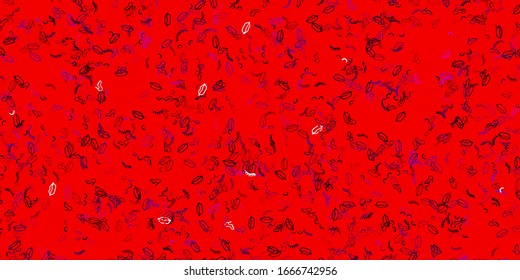 Light Pink, Red vector backdrop with woman's power symbols. Abstract illustration with a depiction of women's power. Simple design for your web site.
