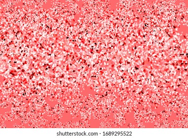 Light Pink, Red vector backdrop with memphis shapes. Colorful chaotic forms with gradient in modern style. Modern design for your business card.