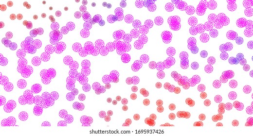 Light Pink, Red vector backdrop with chaotic shapes. Simple design in abstract style with gradient forms. Elegant design for wallpaper set.