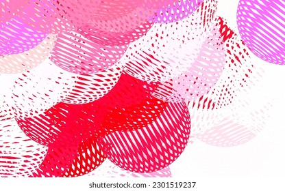Light Pink, Red vector backdrop with memphis shapes. Decorative design in abstract style with random forms. Background for a cell phone.