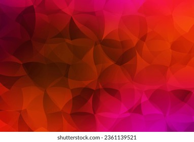 Light Pink, Red vector backdrop with memphis shapes. Modern abstract illustration with colorful random forms. Simple design for your web site.