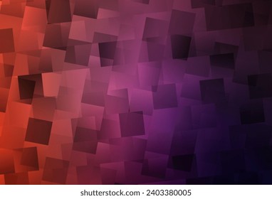 Light Pink, Red vector backdrop with rhombus. Glitter abstract illustration with rectangular shapes. The template can be used as a background.