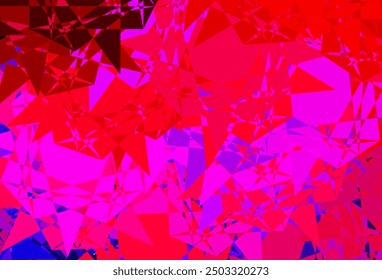 Rosa claro, fondo de Vector rojo con Formas caóticas. Diseño simple en estilo abstracto con formas degradadas. Diseño moderno para tus anuncios.