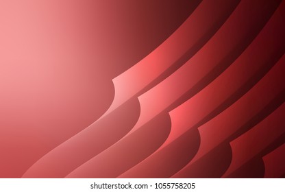 Light Pink, Red vector background with straight lines. Modern geometrical abstract illustration with Lines. Template for your beautiful backgrounds.