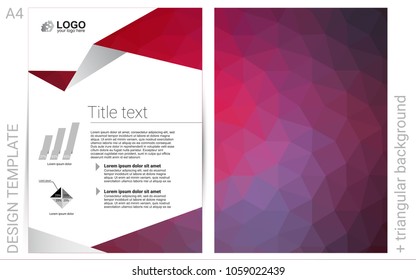 Light Pink, Red vector  background for presentations. Web interface on abstract background with colorful gradient. New design for a poster, banner of your website.