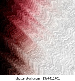 Light Pink, Red vector background with lines. Colorful abstract illustration with gradient curves. Template for your UI design.