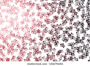 Light Pink, Red vector background with abstract shapes. Illustration with colorful gradient shapes in abstract style. Best smart design for your business.