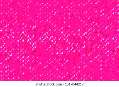 Light Pink, Red vector background with lines. Glitter abstract illustration with wry lines. A new texture for your  ad, booklets, leaflets.