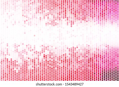 Light Pink, Red vector background with spots. Illustration with set of shining colorful abstract circles. Pattern for textures of wallpapers.