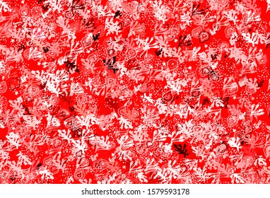 Light Pink, Red vector background with abstract shapes. Simple colorful illustration with abstract gradient shapes. Elegant design for wallpapers.