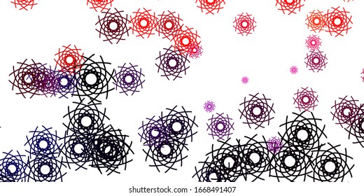 Light Pink, Red vector background with random forms. Illustration with colorful shapes in abstract style. Elegant design for wallpaper set.