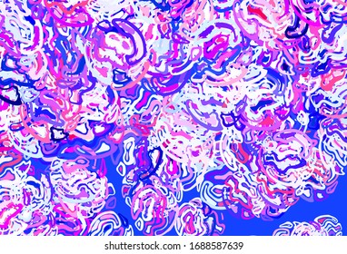 Light Pink, Red vector background with abstract shapes. Simple colorful illustration with abstract gradient shapes. Background for a cell phone.