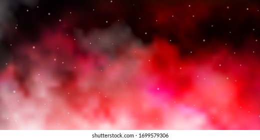 Light Pink, Red vector background with colorful stars. Colorful illustration with abstract gradient stars. Best design for your ad, poster, banner.