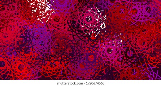 Light Pink, Red vector background with random forms. Simple design in abstract style with gradient forms. Simple illustration for your web site.