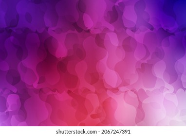 Light Pink, Red vector background with abstract shapes. Modern abstract illustration with colorful random forms. Simple design for your web site.