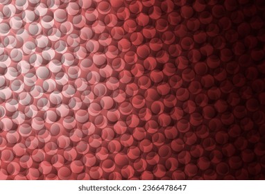 Light Pink, Red vector background with bubbles. Blurred bubbles on abstract background with colorful gradient. Pattern for beautiful websites.
