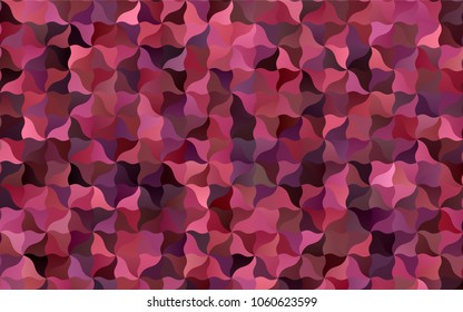 Light Pink, Red vector bandy background. Modern geometrical abstract illustration with gradient bandy lines. Brand-new design for your business.