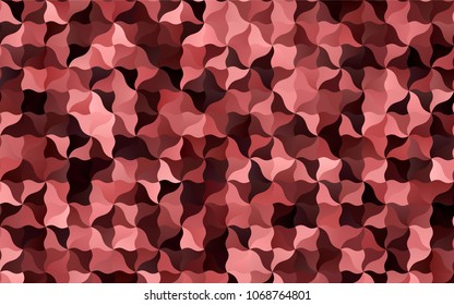 Light Pink, Red vector bandy pattern. Geometric illustration in Origami style with gradient.  A completely new template for your business design.