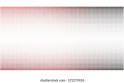 Light Pink, Red vector banners set of circles, spheres. Abstract spots. Art Background of bubbles in halftone style with colored gradient.
