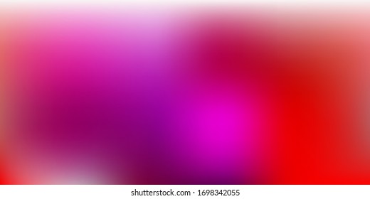 Fondo nítido rosa claro, rojo vectorial. Ilustración abstracta colorida con gradiente borroso. Fondo de pantalla de tus aplicaciones web.