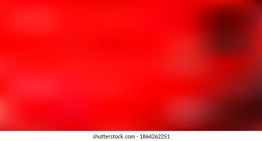 Patrón de desenfoque vectorial rojo, rosa claro. Ilustración colorida con gradiente en estilo de medio tono. Fondo para teléfonos móviles.