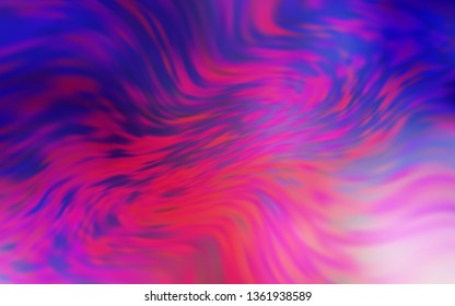 Light Pink, Red vector blurred shine abstract template. New colored illustration in blur style with gradient. The best blurred design for your business.