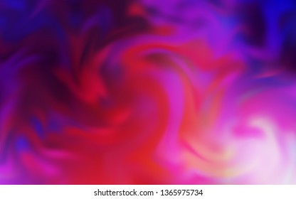 Light Pink, Red vector blurred shine abstract template. New colored illustration in blur style with gradient. Smart design for your work.