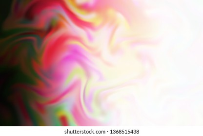 Light Pink, Red vector blurred bright template. Colorful abstract illustration with gradient. New way of your design.