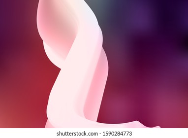 Light Pink, Red vector blurred background. Shining colorful illustration in smart style. New design for your business.