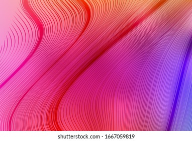 Light Pink, Red vector blurred template. An elegant bright illustration with gradient. Background for a cell phone.