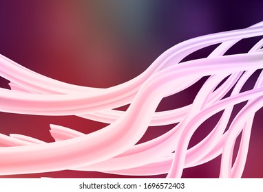 Light Pink, Red vector blurred bright pattern. Glitter abstract illustration with gradient design. New style for your business design.