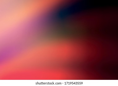 Light Pink, Red vector blurred shine abstract template. A completely new colored illustration in blur style. New way of your design.