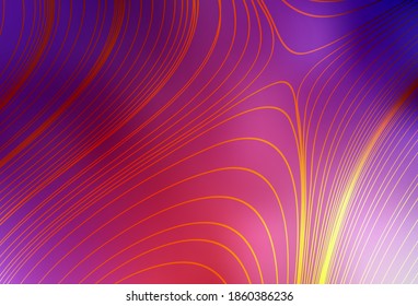 Light Pink, Red vector blurred background. Creative illustration in halftone style with gradient. Elegant background for a brand book.