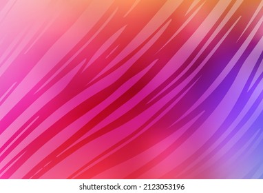 Light Pink, Red vector blurred bright texture. New colored illustration in blur style with gradient. Blurred design for your web site.