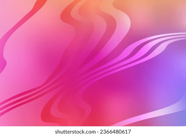 Hellrosa, roter, unscharfer Vektorgrafik, glänzender abstrakter Hintergrund. Kreative Illustration im Stil der Halbfone mit Farbverlauf. Unscharfes Design für Ihre Website.