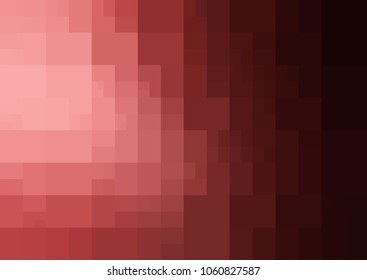 Light Pink, Red vector blurry rectangle background design. Geometric background in Origami style with gradient. 